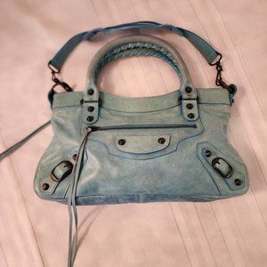 Balenciaga Handbag #3315T in turquoise
